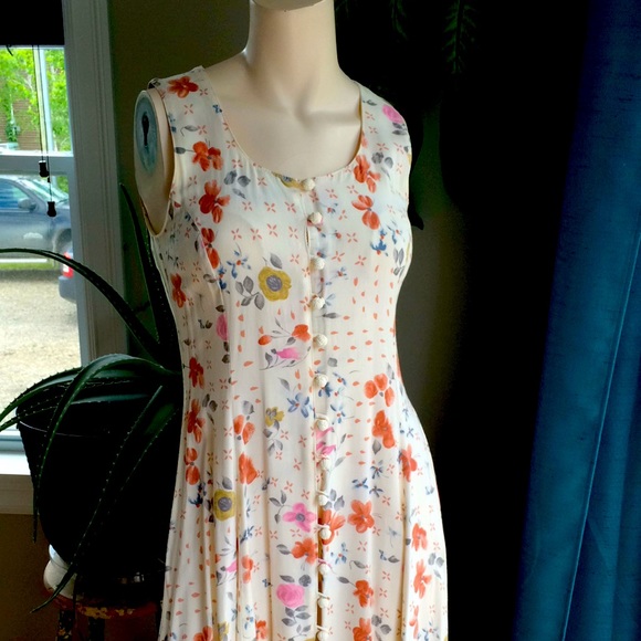 le chateau Dresses & Skirts - VINTAGE 90S LE CHATEAU BUTTON UP FLORAL MAXI DRESS